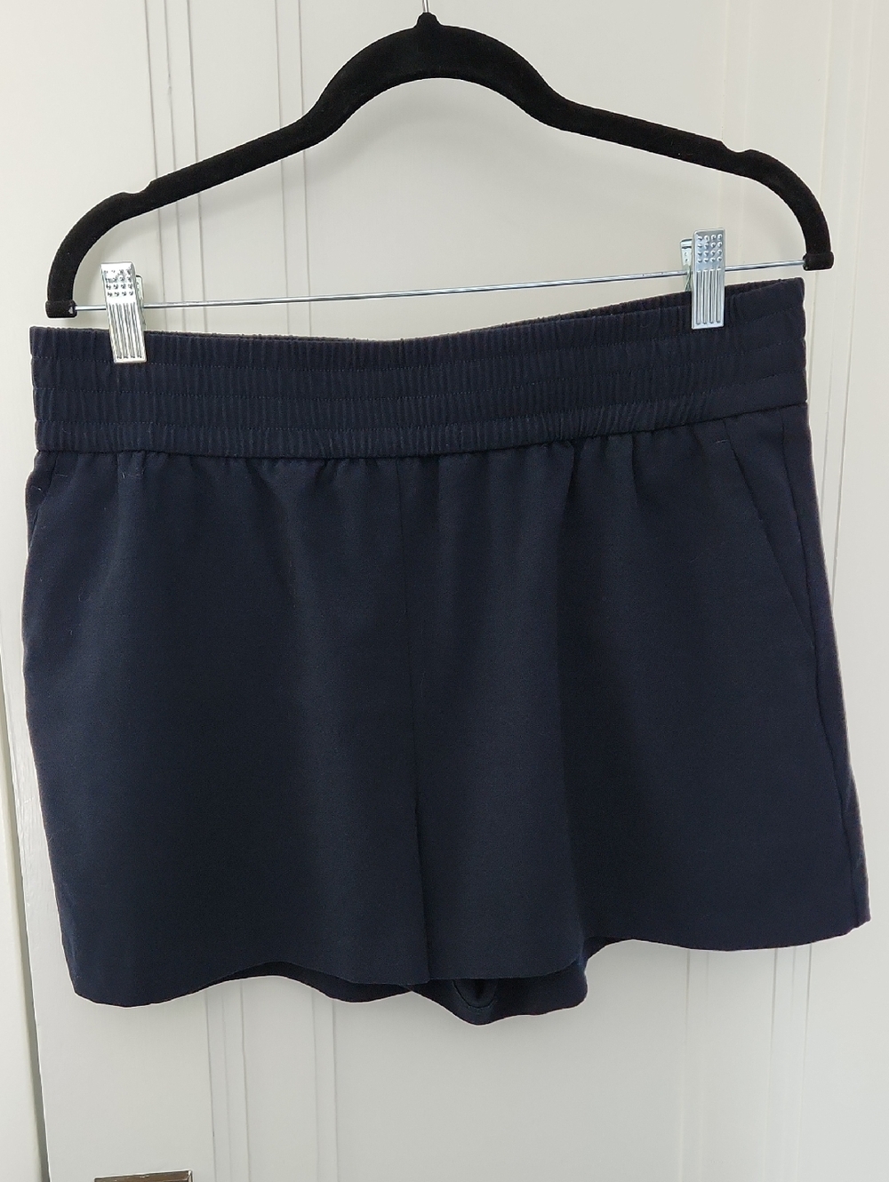 Banana Republic Navy Elastic Waist Athletic Shorts